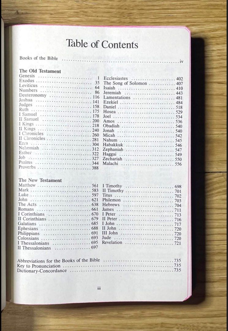 Holy Bible King James Version (Category: Religion Books) located in Rodriguez. Submitted by KuyaEl09 (Listing ID 1408796507, Image 3). Description: Holy Bible King James Version (KJV) Self-pronouncing Red Letter With Dictionary and Concordance Thomas Nelson Publishers Imitation Leather, 764 pages Liked-New .