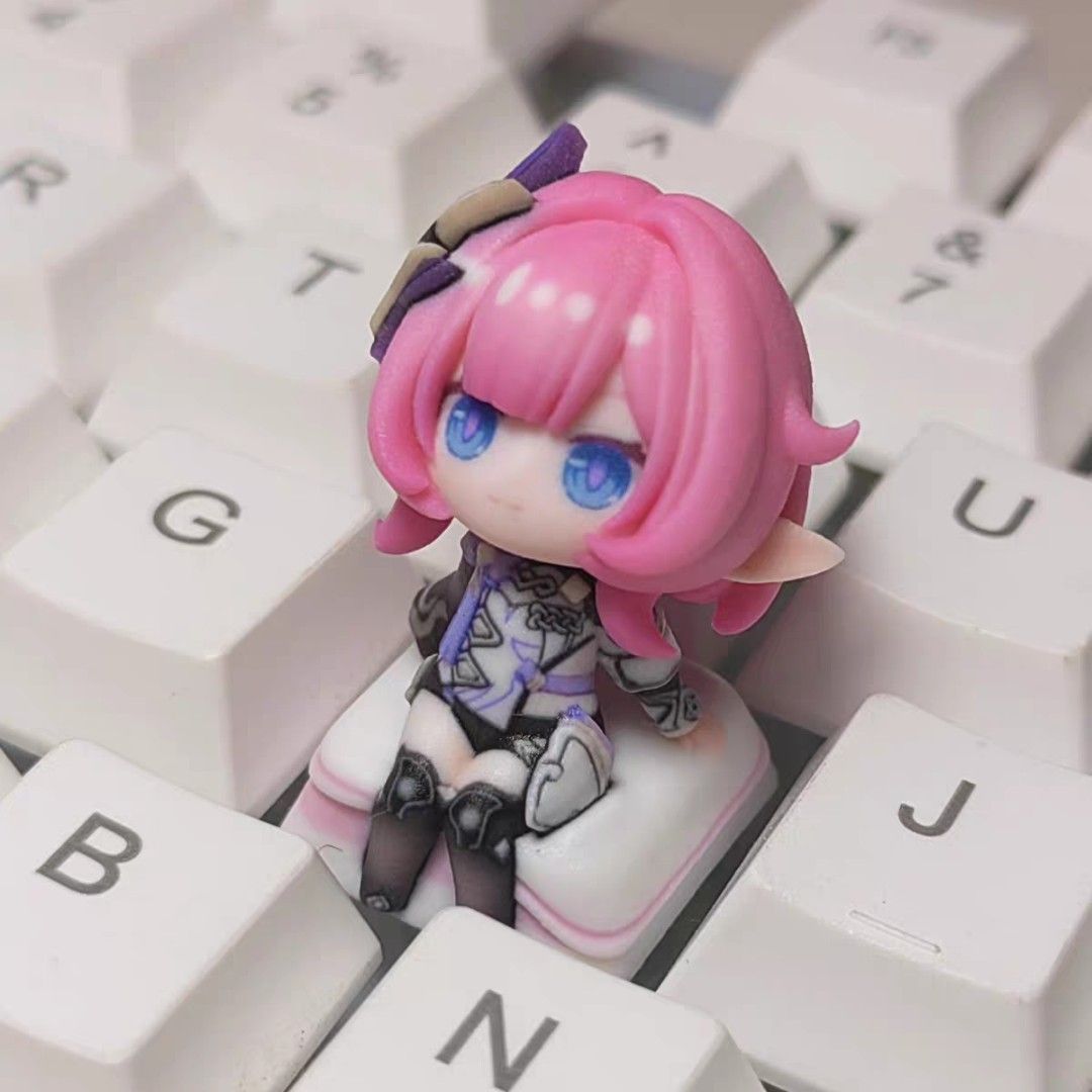 Honkai Impact 3 Elysia Sitting Keycap (Category: Computer Keyboard) located in General Mariano Alvarez. Submitted by eiimei (Listing ID 1408832884, Image 1). Description: I WONT ENTERTAIN PEOPLE WHO DOESNT READ DESCRIPTION Release: to be determined ETA (PH): 1 month after release 💖ITEM • Keycap - P850 Product size: 2.12x2.25x3.2cm Artist: 月亮下的模型店 💖PAYMENT METHODS - Gcash - Bank Transfer 💖DETAILS - Dp to order - No cancellation, no refunds - On