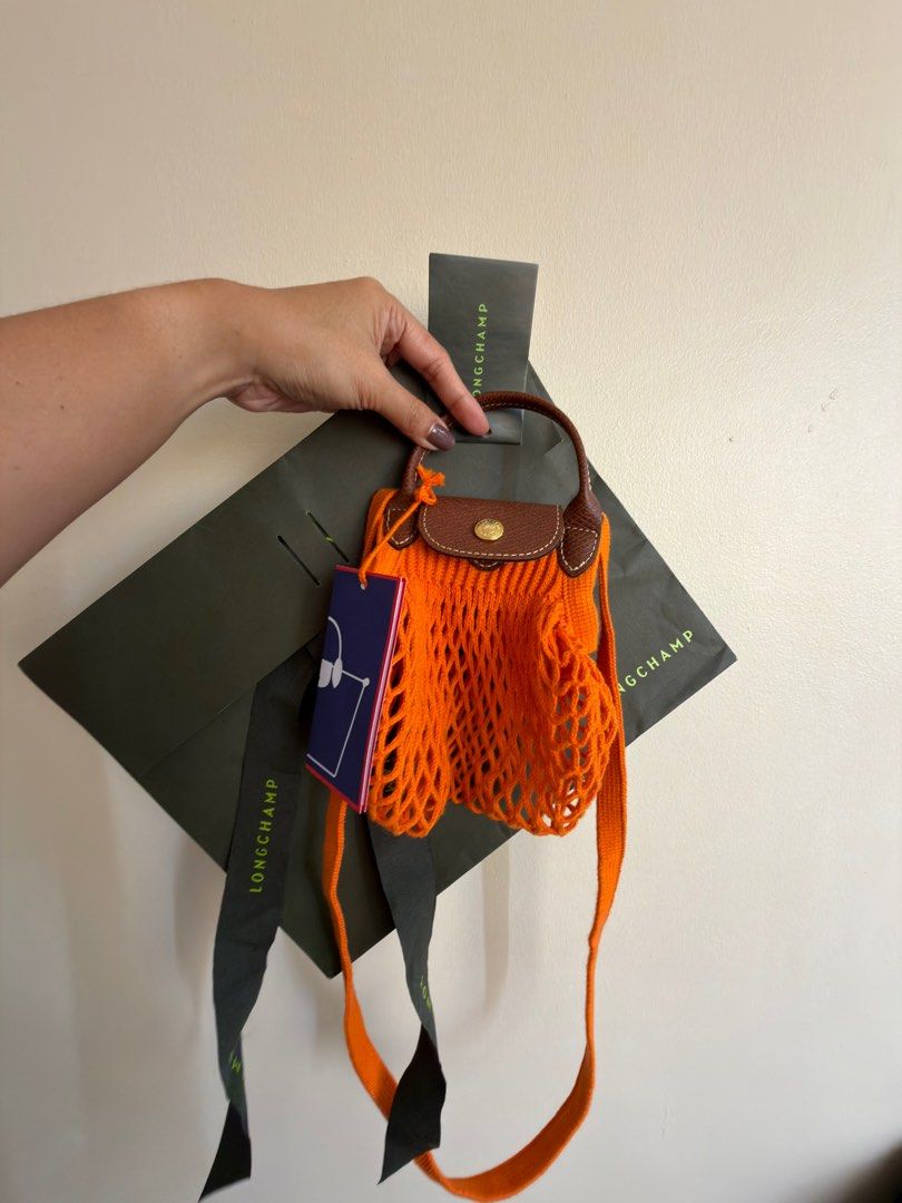 Longchamp Le Pliage Filet Bag (Category: Luxury Bags & Wallets) located in Cebu City. Submitted by worthitsizzums (Listing ID 1408717304, Image 2). Description: Used once on a beach wedding Color phased out LAST PRICE!!! .