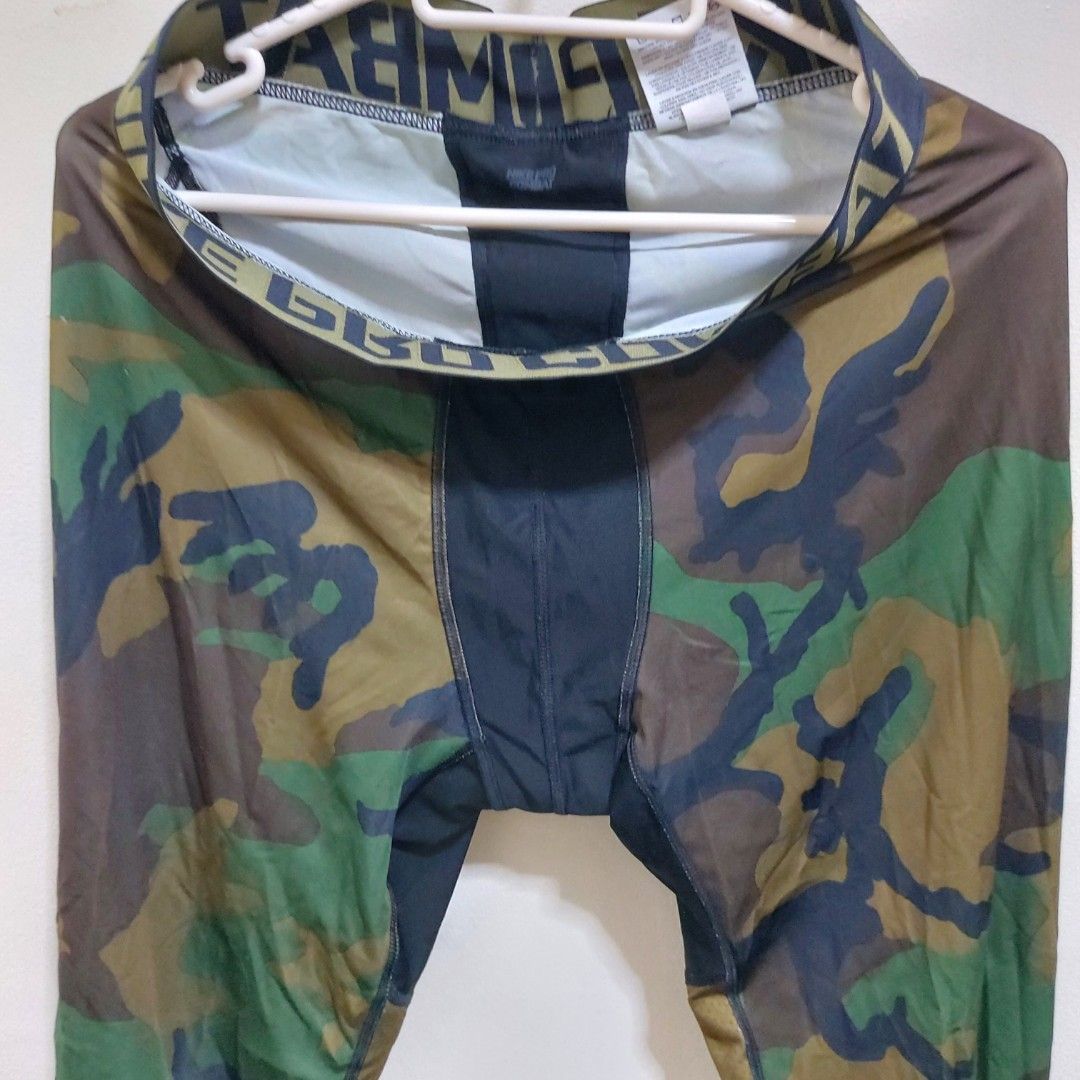 Nike pro combat compression thighs (Category: Activewear) located in Muntinlupa City. Submitted by rigoutmafia (Listing ID 1408861547, Image 3). Description: pinhole run as shown in photo. unused.well kept.