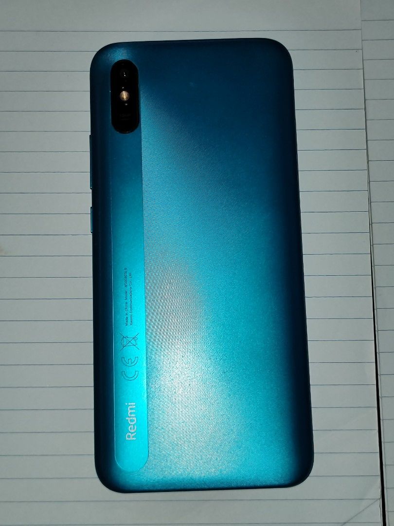 ORIGINAL WORKING Redmi 9A Second Hand Phone (Spare Phone) (Category: Android Others) located in Antipolo. Submitted by frost.bite (Listing ID 1408816098, Image 1). Description: Secondhand Phone Uses Micro USB port for charging. Charger not included. No accessories, phone only..
