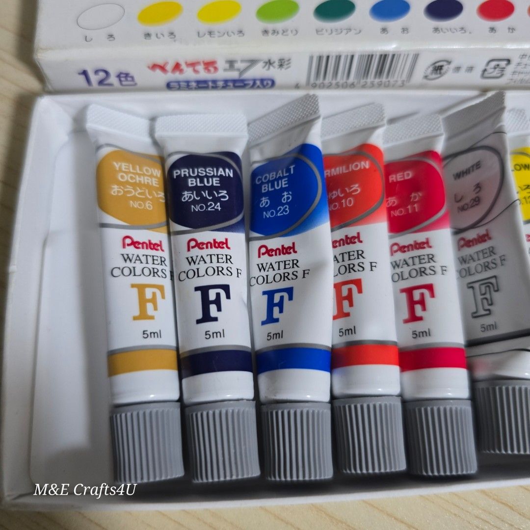 Pentel Watercolor and Brush Set (Category: Stationery & School Supplies) located in Manila. Submitted by mecrafts4u.olstr (Listing ID 1408794075, Image 2). Description: .
