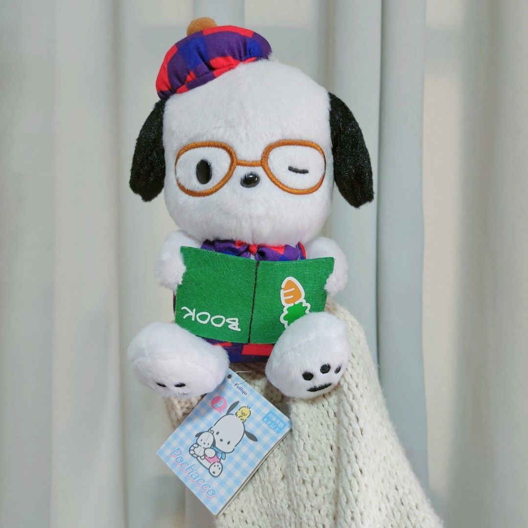 Pochacco Autumn Reading Plush (Category: Plushies & Soft Toys) located in Roxas City. Submitted by squishcheeks (Listing ID 1408849004, Image 1). Description: .