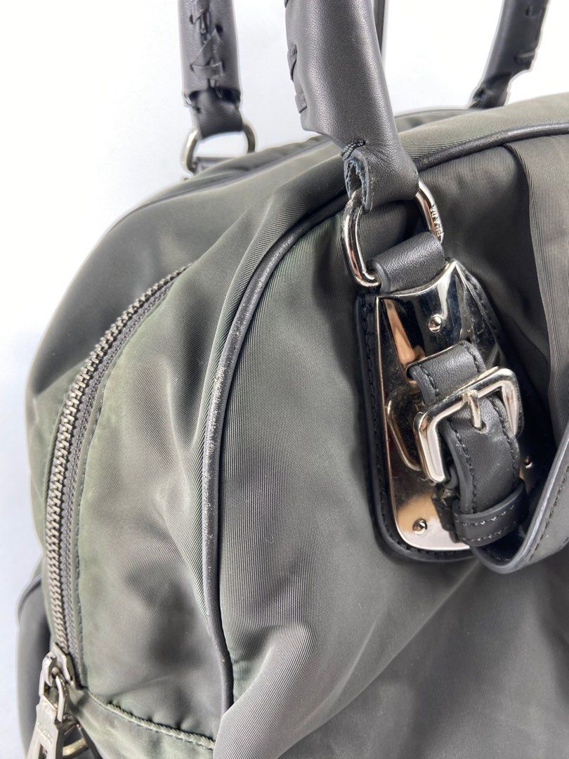 Prada Buckle Dome Satchel Tessuto (Category: Luxury Bags & Wallets) located in Mabalacat. Submitted by seanthep (Listing ID 1408774297, Image 3). Description: Prada Buckle Dome Satchel Tessuto • Minimal sign of usage • Clean inside and out • Check details to see.. .