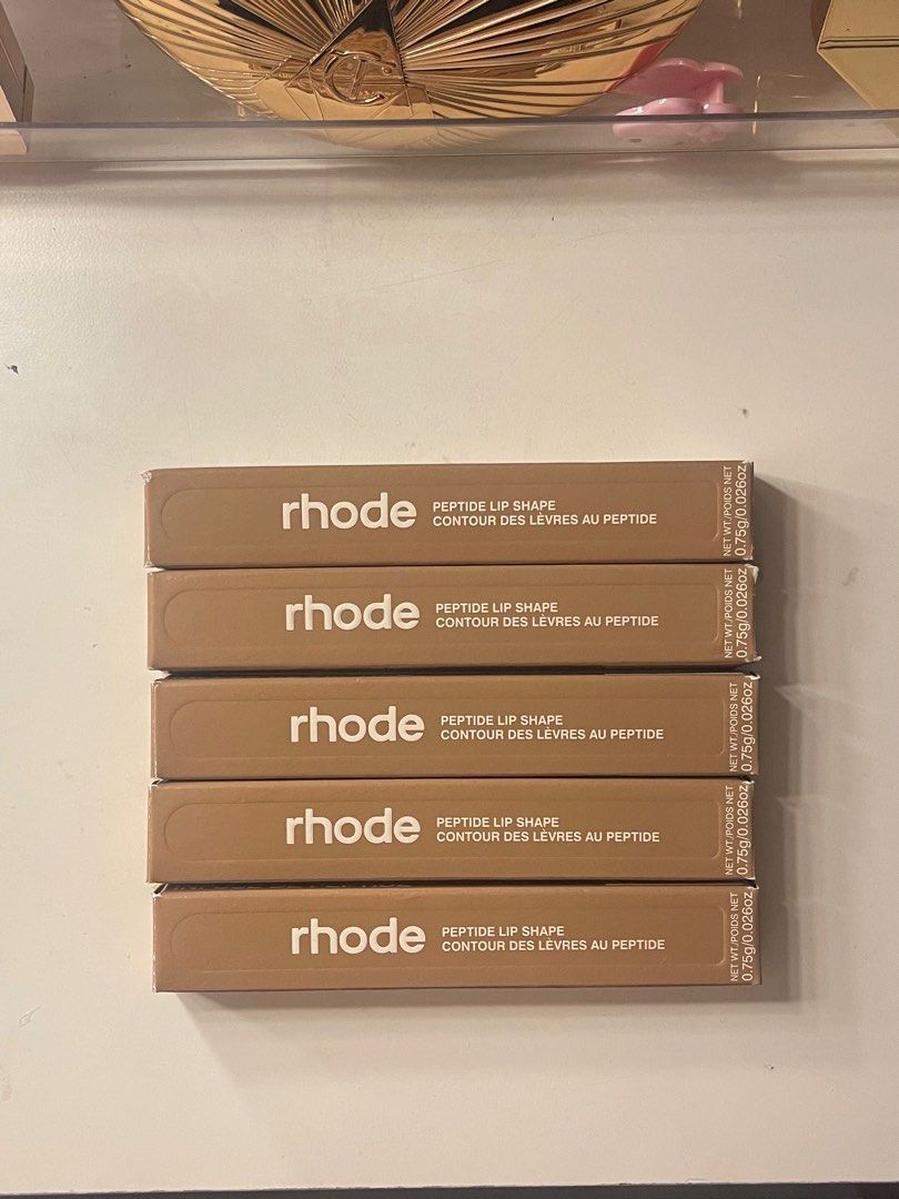Rhode Peptide Lip Shape (Category: Makeup) located in Manila. Submitted by lageorgia (Listing ID 1408878576, Image 1). Description: Available Shades : Lunge, Lean GET TWO FOR 2,600 This is not ; Dior Beauty, Chanel Beauty, YSL Beauty, Fenty Beauty, Rare Beauty, MAC Cosmetics, NARS, Charlotte Tilbury, Maybelline, L’Oréal Paris, and Huda Beauty.