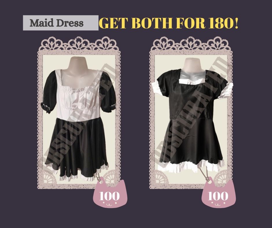 Milkmaid/Maid Dress (Category: Dresses) located in Bacoor. Submitted by obscurated (Listing ID 1396908800, Image 1). Description: ⁺‧₊˚ ཐི⋆♱⋆ཋྀ ˚₊‧⁺ Please READ the following before sending a DM: ♡ Mine Basis only. ♡ Payment first before shipment. Accepting GCash / Bank transfer ♡ No Rush Shipping - can usually ship on Monday or Tuesday (subject for change) ♡ Can ship via JnT, Lalamove ♡ Shipping fee is shouldered by the buyer ♡ Shipping from Imus