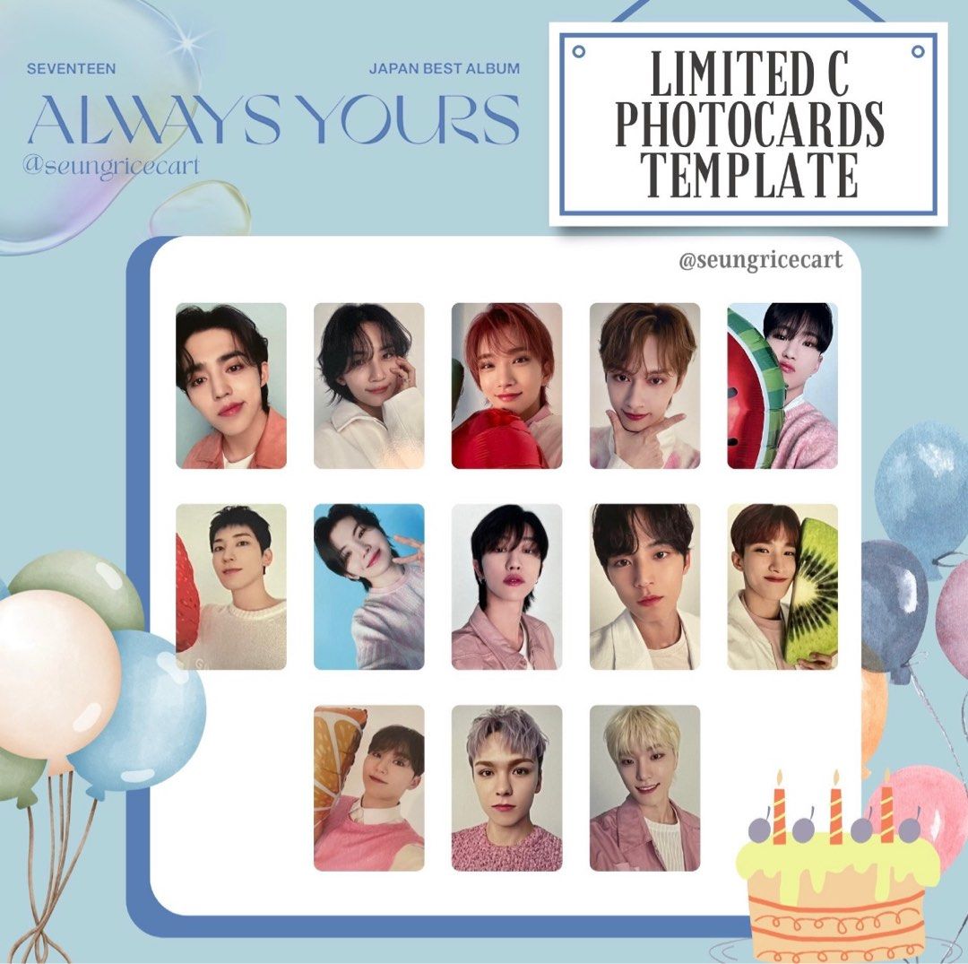 SEVENTEEN ALWAYS YOURS 初回限定盤C コンプセット① SEVENTEEN JAPAN