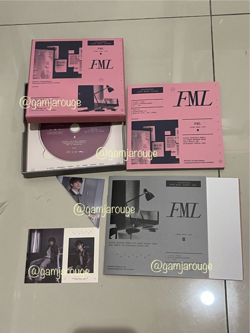 Seventeen FML album - Faded Mono Life ver, Hobbies & Toys, Collectibles ...