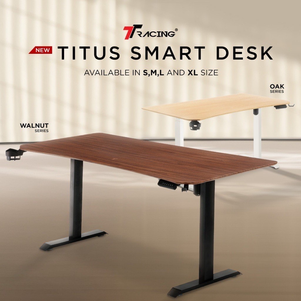 TT Racing Titus Smart Table Desk - 160 | 1.6, Furniture & Home Living ...