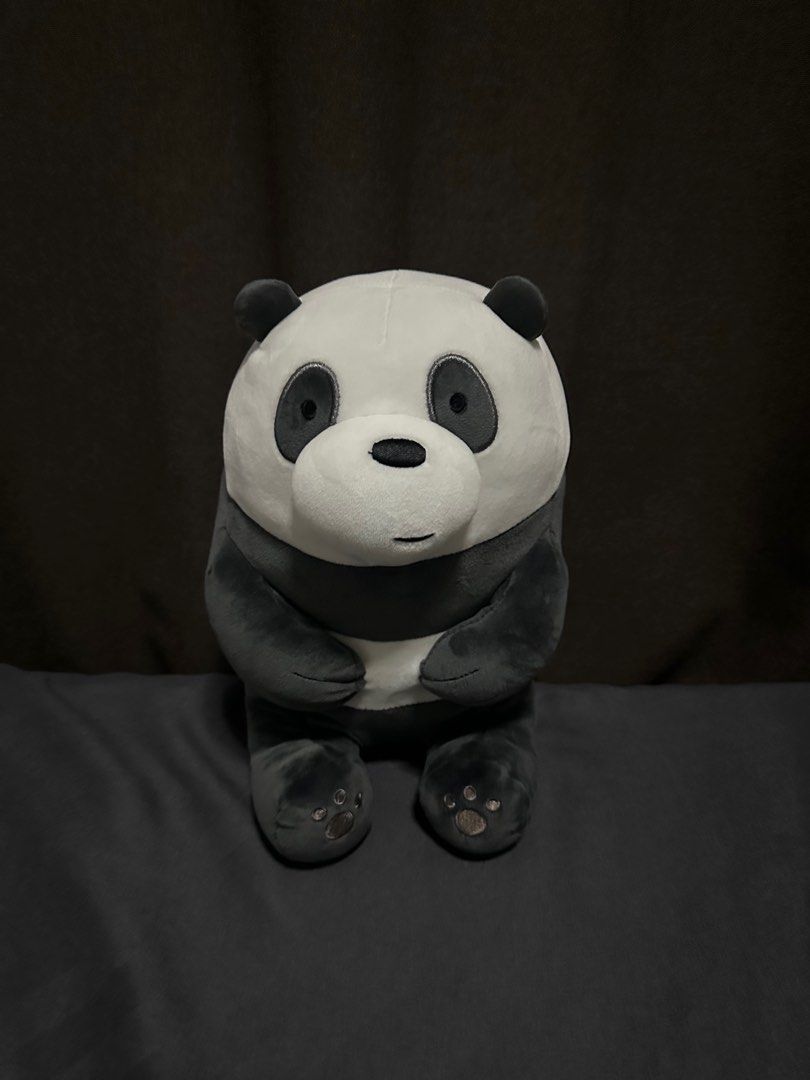 We Bare Bears Panda Miniso Plush Toy (Category: Plushies & Soft Toys) located in Santa Rita. Submitted by john_valencia02 (Listing ID 1408795704, Image 1). Description: Soft, huggable, and perfect for fans. White face, black accents. Great gift! Loc: Pampanga .
