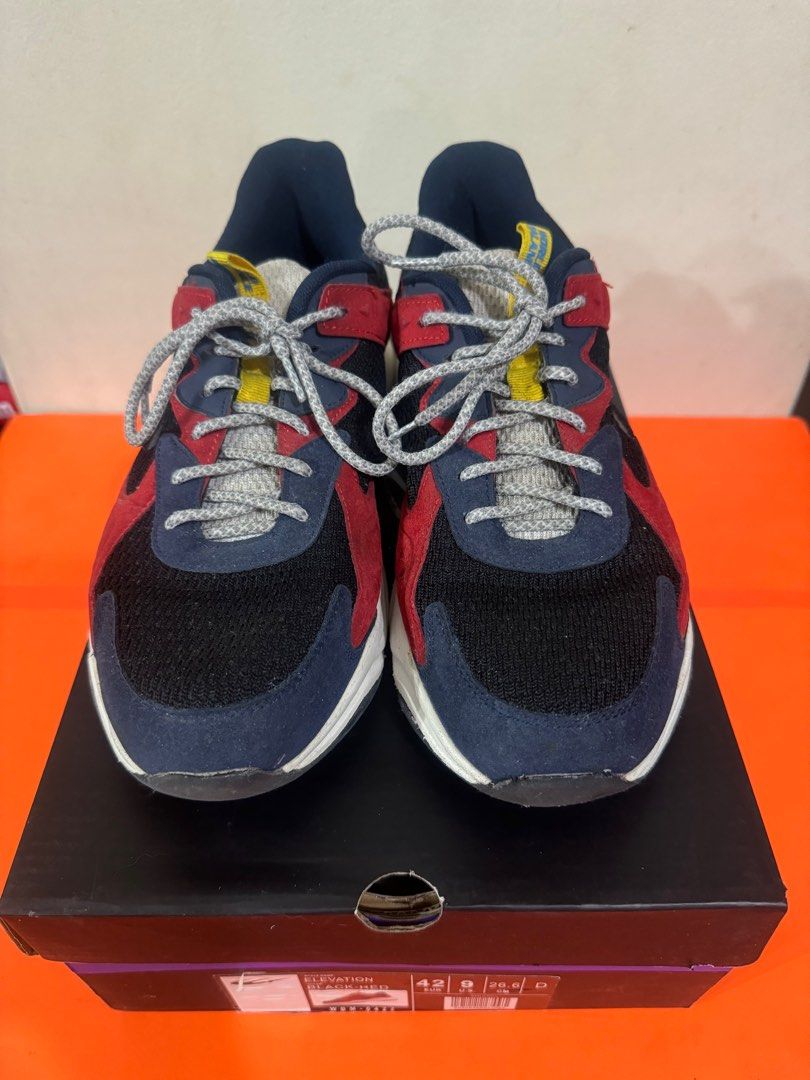 World Balance Elevation Black-Red Sneakers (Category: Sneakers) located in San Mateo. Submitted by mintandrelic (Listing ID 1408873025, Image 2). Description: 120 For Sale: World Balance Elevation Black-Red Sneakers Size 9US Men Well Used Price: 899 - 10 pcs per pack - On Hand ✅ Shipping via J&T or Lalamove only; shouldered by buyer ✅ Payment via Gcash only ✅ Make an offer so we can reserve it for 3 days ❌ No return / no exchange / no refund ❌ No