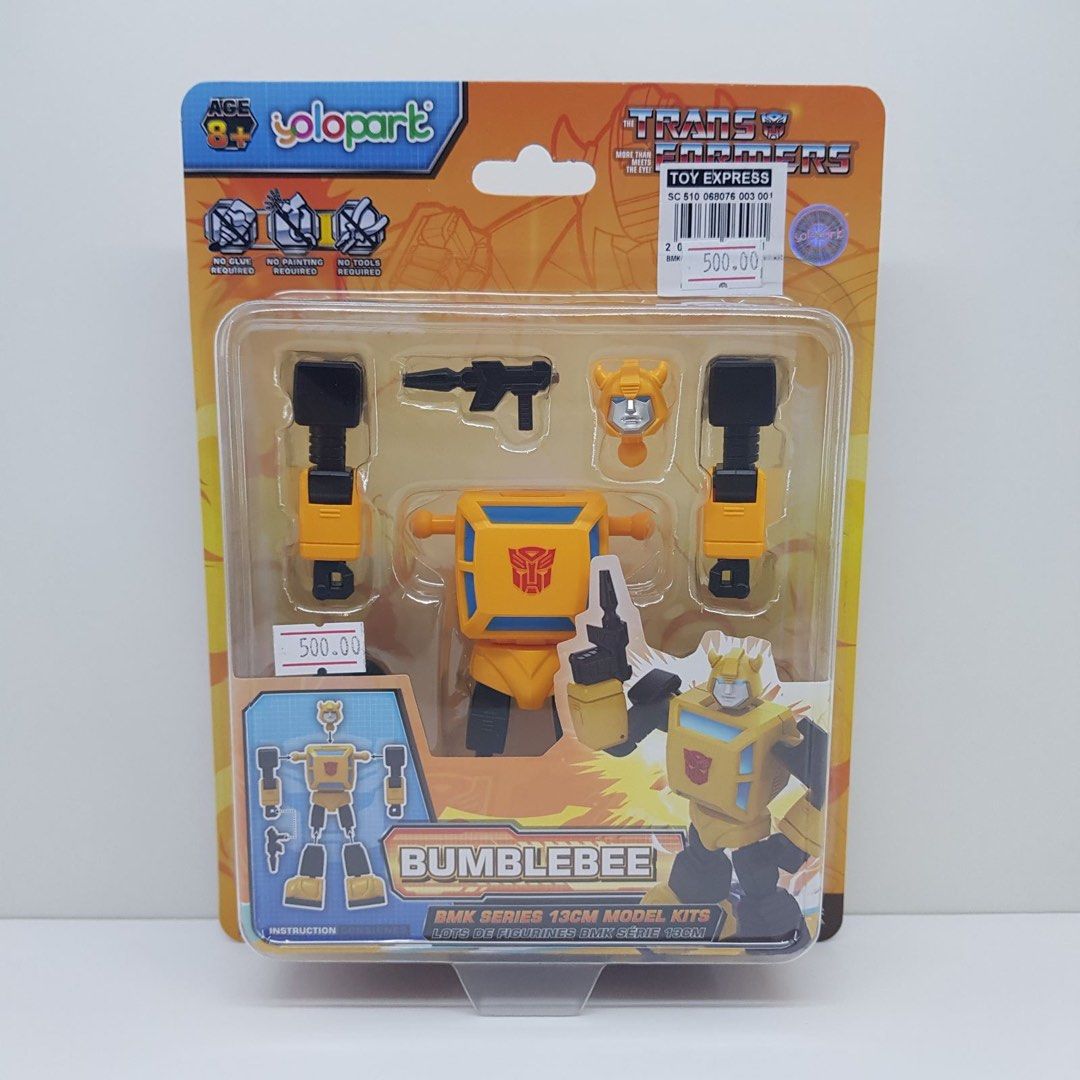 Yolopark Transformers Generation One BMK Series Bumblebee (Category: Figurines & Statues) located in Quezon City. Submitted by treshermanasonlineshoppe (Listing ID 1408881695, Image 1). Description: 📌 Please Read Before Messaging: I appreciate serious buyers only. ❗ No lowballers – prices are already reasonable. ❗ No excessive questions – if you’re not ready to buy, please don’t waste time. ❗ All photos are posted – kindly refrain from asking fo