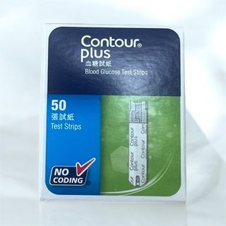 全新 Contour Plus 血糖試紙 50張 2025年11月到期62940516704002110
