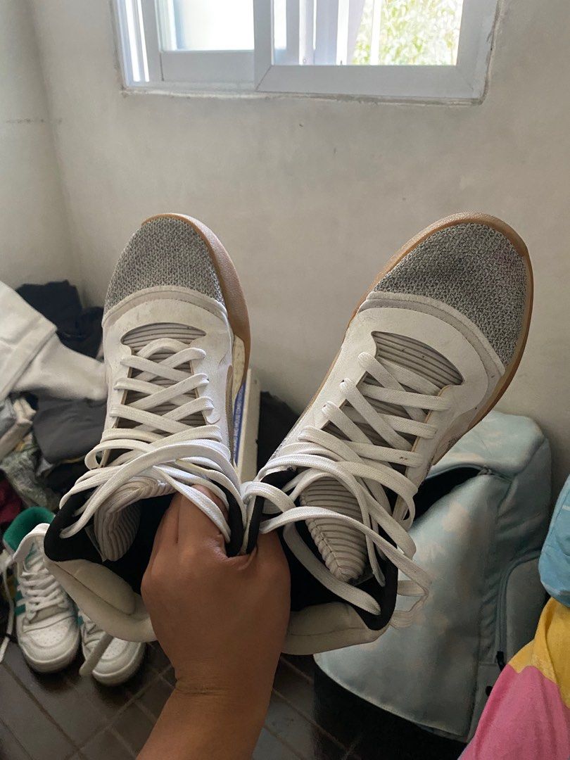 Adidas Basketball Shoes (Category: Sneakers) located in San Rafael. Submitted by kuyabribri (Listing ID 1350541995, Image 2). Description: Price negotiable - this is not for resell, personal pair ko lang - respect the price and it’s still in good condition - yellowish konti yung sole pero nalilinis kasi di ko na ginagamit - up diliman qc location.