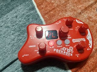 Ammoon pockrock guitar multi fx pedal headphone amp