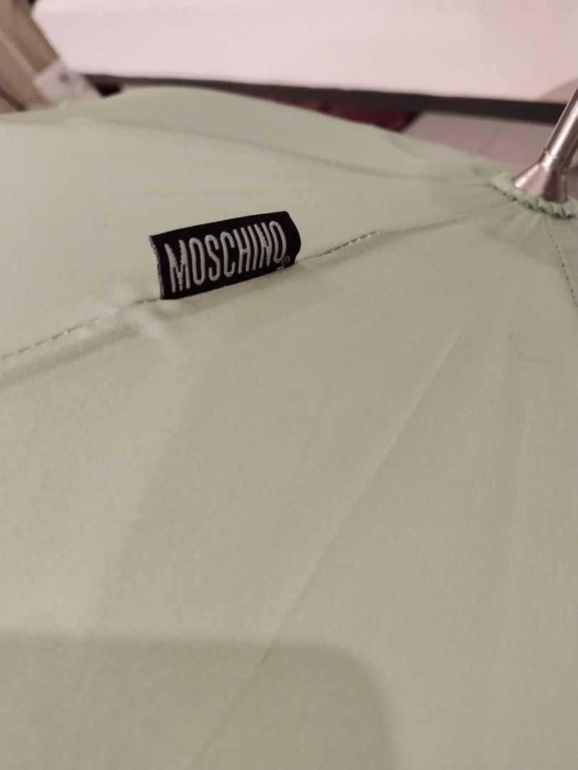 Authentic Moschino Umbrella (new w/ tag) (Category: Umbrellas) located in Ilagan. Submitted by dbankerscloset (Listing ID 1350654226, Image 3). Description: brand new authentic with tag ¥10,500.