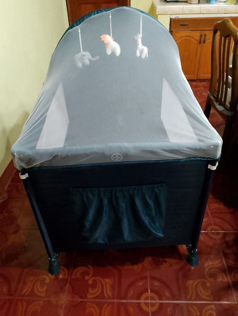 Baby Crib 5in1 Akeeva (Category: Cots & Cribs) located in Gerona. Submitted by raia0228 (Listing ID 1350662448, Image 3). Description: Baby Crib 5 in 1 Akeeva orig price P4,999 2 comforter set orig price 1,399 X2 Bought at SM. Only few time used. P3,500 selling as a lot Payment first, no COD. Plus sf via J&T, JRS or LBC.
