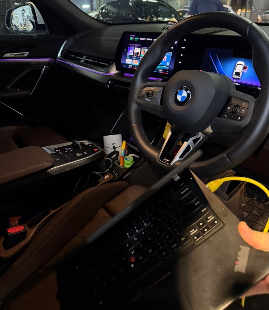 BMW coding for hidden feature (Category: ECU Tuning & Coding) located in Singapore. Submitted by nextlevelauto_enhancements (Listing ID 1350661007, Image 2). Description: Price starting at $20 for single program $120 for full list of program for specific car models like G Chassis Unlock many different features like -Apple Carplay -DRL on and off -Auto Start stop memory -360 Camera (for retrofit) -Iconic Glow (for retrofit) -folding mirrors -air c