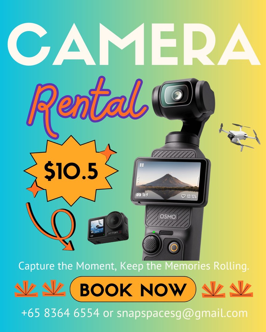 DJI Pocket 3 Camera [Rent] [Rental], Lifestyle Services, Others on ...