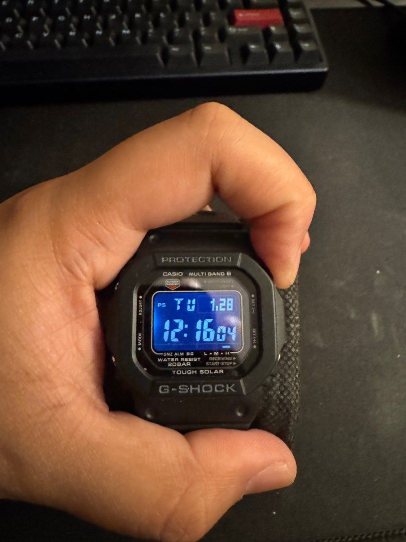Casio GW-M5610UBC-1JF (Category: Men's Watches) located in Manila. Submitted by radboymd (Listing ID 1350654607, Image 3). Description: For Sale Casio GW-M5610UBC-1JF With combi strap Complete set JDM model Like new.