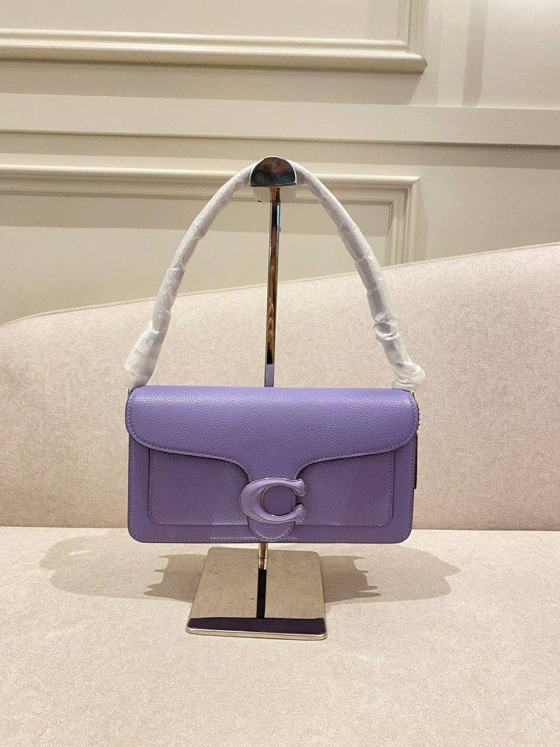 COACH TABBY BAG WITH STRAP PURPLE, Luxury, Bags & Wallets on Carousell