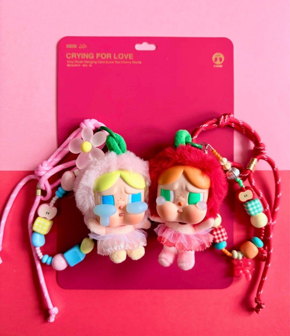 CRYBABY – Colección "Crying For Love" Peluche Con Tarjeta "Love You Cherry Much" - POP MART (Canada