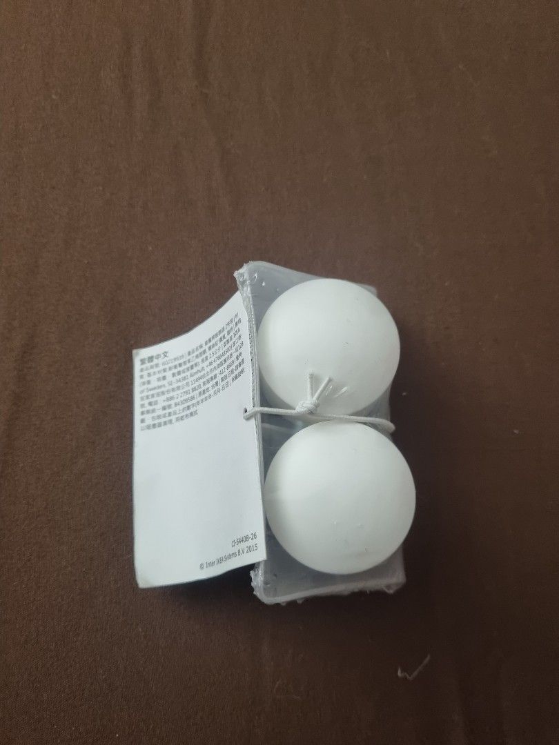 Curtain pole KNOBS (Category: Curtains & Blinds) located in Singapore. Submitted by qiyrah73 (Listing ID 1350630371, Image 2). Description: Brand new knobs. Only this WHITE color & design. I have only 2 packet. $2 for each packet..