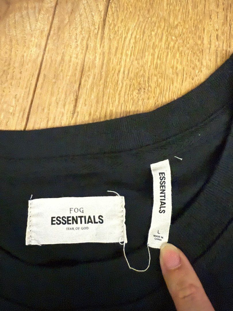 FOG Essentials bundle (Category: Tshirts & Polo Shirts) located in Singapore. Submitted by damsel (Listing ID 1350664902, Image 2). Description: Pricing to clear as we are shifting. Well used FOG essentials tee in size L. Take all 4 for $150 for 1 for $50.