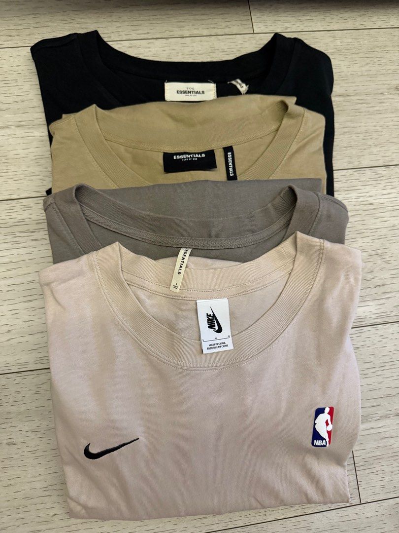 FOG Essentials bundle (Category: Tshirts & Polo Shirts) located in Singapore. Submitted by damsel (Listing ID 1350664902, Image 1). Description: Pricing to clear as we are shifting. Well used FOG essentials tee in size L. Take all 4 for $150 for 1 for $50.