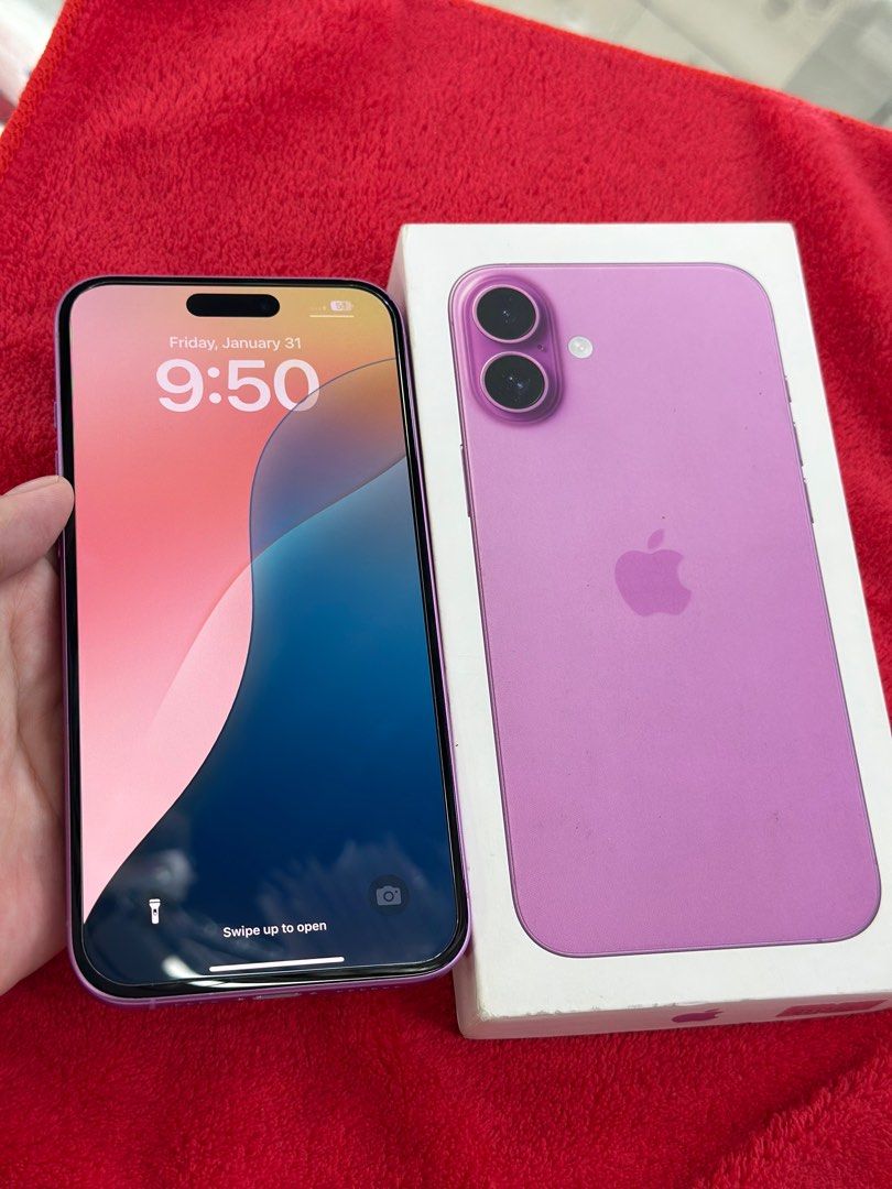 iphone 16plus 128gb factory unlock (Category: iPhone 16 Series) located in San Juan City. Submitted by jalailahmamosaca (Listing ID 1350587763, Image 3). Description: iphone 16plus 128gb factory unlock 100 bh 74cycle counth no issue no dents 2months old same imei box inclusion case tempered underwarranty until december 2025.
