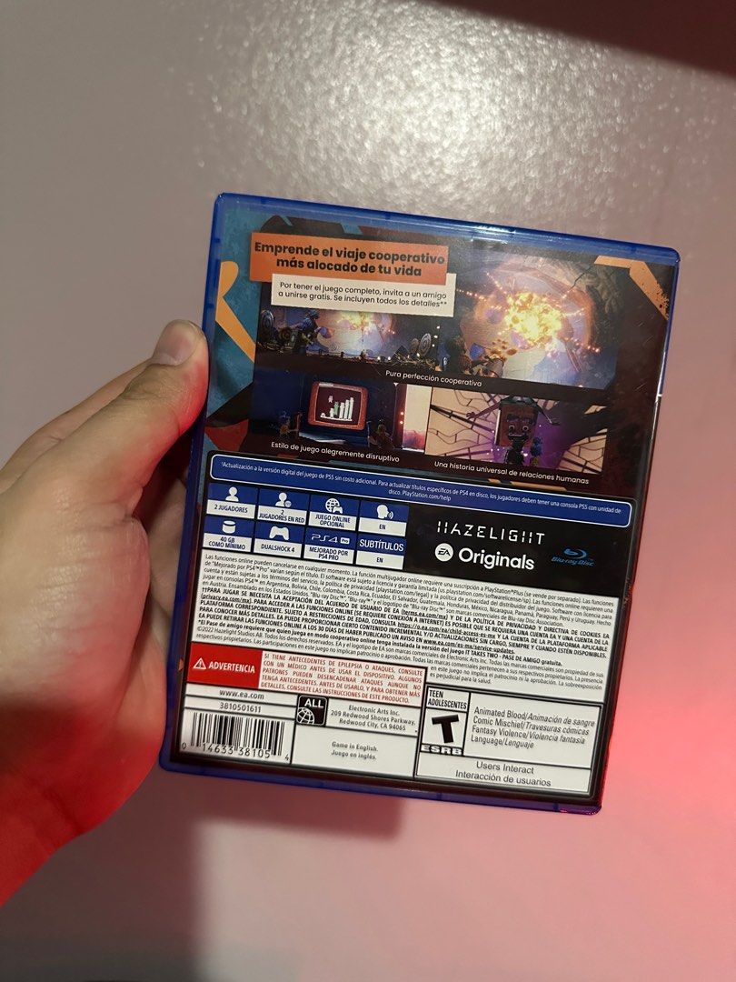 It takes two (Category: PlayStation) located in Pasig City. Submitted by allanedison (Listing ID 1350661330, Image 2). Description: It takes two Good condition .