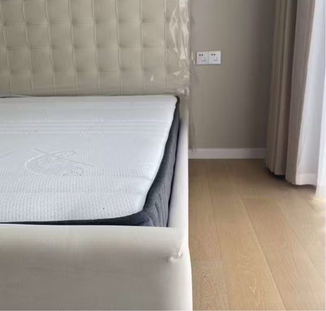 King Size Memory Foam Spring Mattress 8.3" Thickness (Category: Bed Frames & Mattresses) located in Quezon City. Submitted by SomeThingsMustGo.ph (Listing ID 1350609143, Image 2). Description: Brand New Memory Foam Spring Mattress Vacuum Roll Packed King: 72x75 Inches（180x190x21cm) 8.3 inch thickness • Imported high-quality knitted fabric, comfortable and breathable, anti-bacterial and acarid • Non-toxic, hypoallergenic and baby friendly mattress