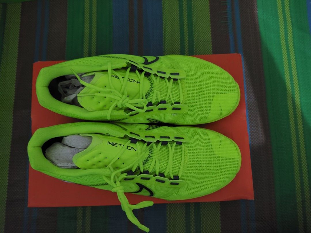 M NIKE ZOOM METCON TURBO 2 (Category: Sneakers) located in Quezon City. Submitted by asheng0911.46165 (Listing ID 1350661687, Image 3). Description: Brand new. Triny lang if kasya. Never nagamit. Check photos for details. Size : 9.5 US RFS: Madami ng bagong shoes.