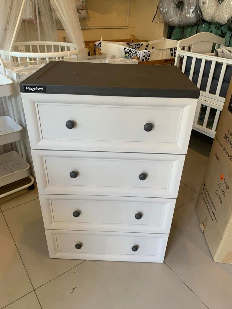 Megabox drawers and wardrobes cabinets (Category: Shelves, Cabinets & Racks) located in Pasig City. Submitted by shytorres (Listing ID 1350562413, Image 2). Description: 🪬MEGABOX DRAWERS, WARDROBE & CABINETS 🪬 📍Slim Modish drawer 4Layers - 1,550 📍Slim Modish drawer 4Layers - 1,650 📍Wide Modish drawer 4Layers - 2,450 📍Wide Modish drawer 5Layers - 2,650 📍Big drawer with handle 4Layers - 2,600 📍Big drawer with handle 5Layers - 2,650 📍Wardro