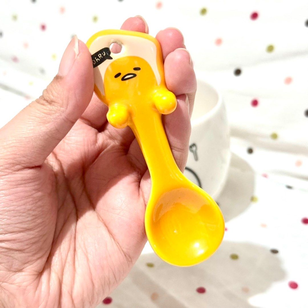 [PRE-ORDER] Sanrio Gudetama Ceramic Mug with Spoon (Category: Dinnerware & Cutlery) located in Valenzuela. Submitted by gude.goodies (Listing ID 1350559493, Image 3). Description: .