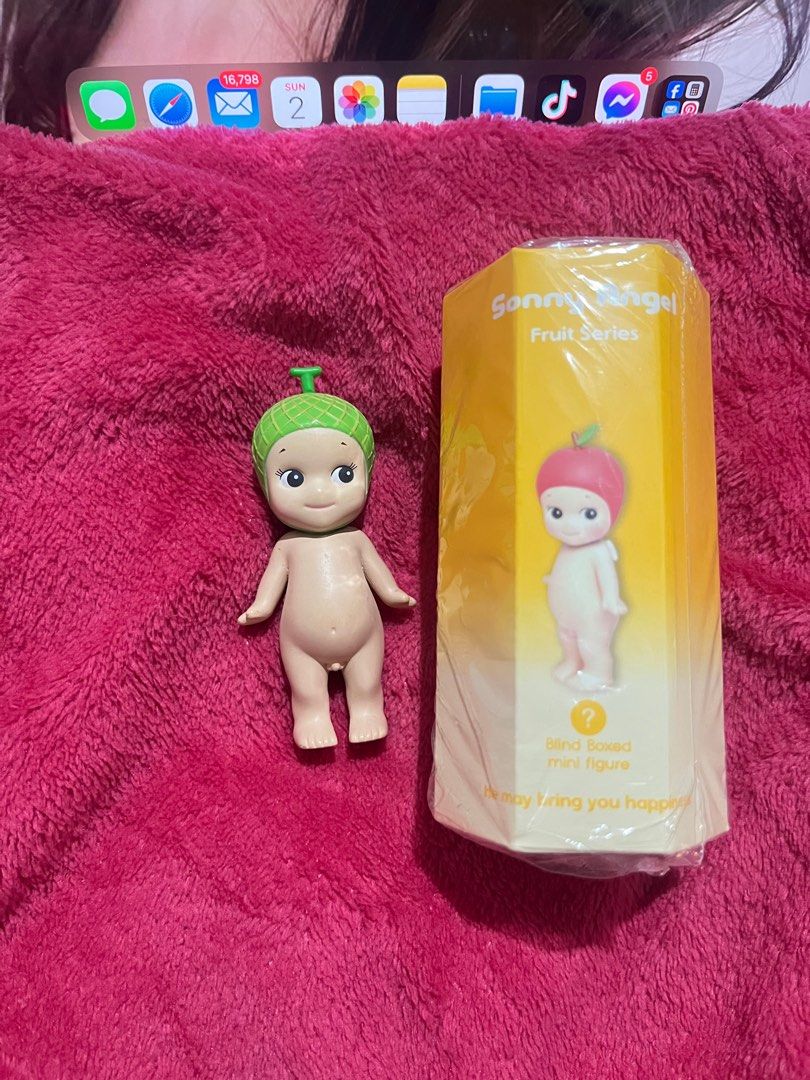 sonny angel melon (Category: Designer & Blind Box Toys) located in San Fernando. Submitted by toki0 (Listing ID 1350707676, Image 1). Description: authentic sonny angel melon fruit series x sensi see last pic for flaw bought it for ₱489 mop: gcash 📍pampanga.