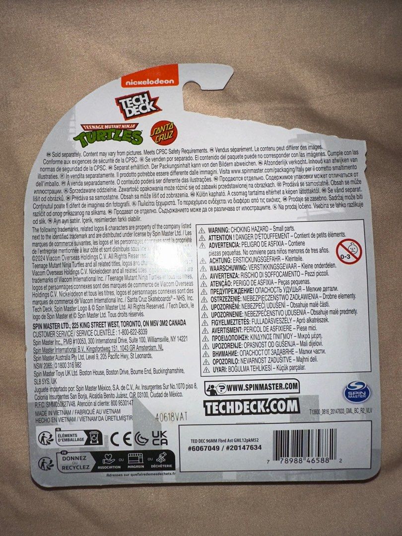 TECH DECK TEENAGE MUTANT NINJA TURTLES (Category: Action & Battle Toys) located in Manila. Submitted by collectorstrove (Listing ID 1350648677, Image 2). Description: .