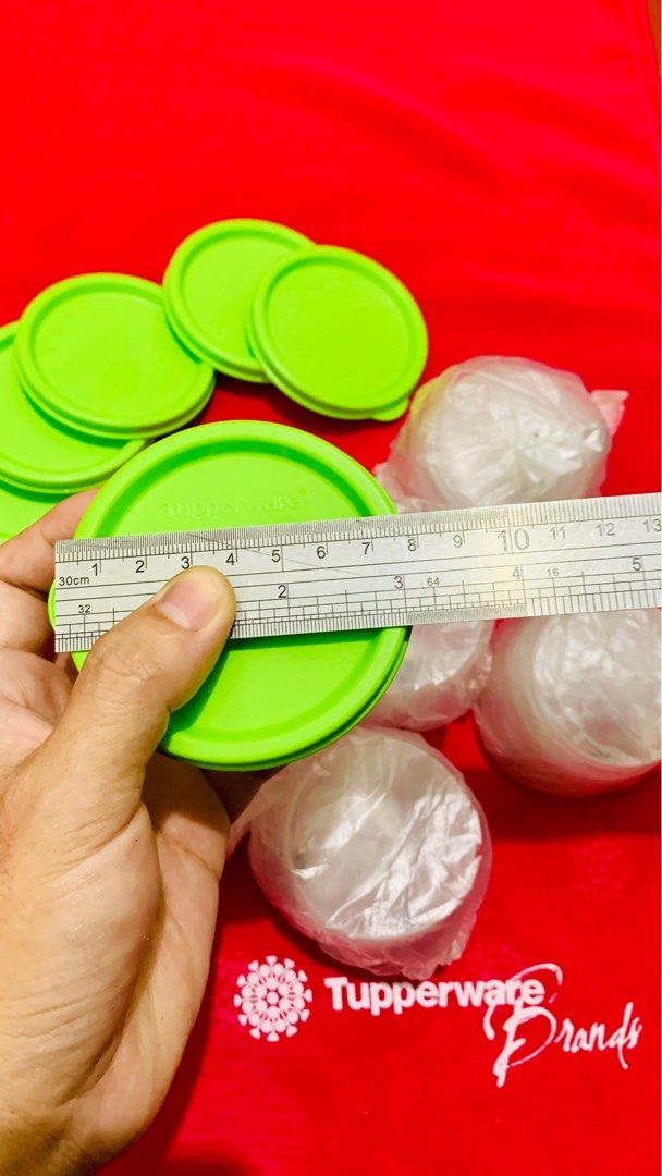Tupperware Mini Container 100ml (6pcs.) (Category: Dinnerware & Cutlery) located in Quezon City. Submitted by cedric.shin (Listing ID 1350629846, Image 3). Description: ✅ Original Purchased Order (P.O) from tupperware Branch ✅ Selling as set ✅ 100% Brandnew not used, medyo maalikabok lang yung plastic na pinaglagyan since matagal nakatabi sa stockroom.