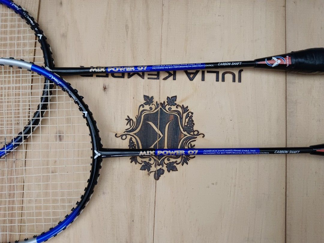 VICTOR mix power 07 carbon 碳纖維 羽球拍 附拍袋
