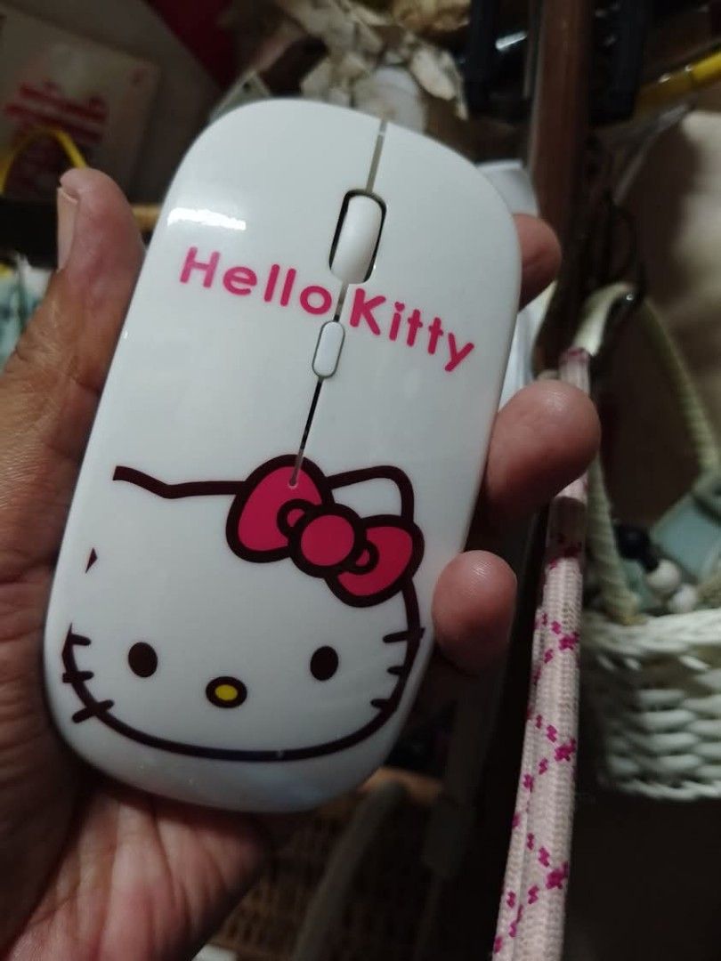 Cartoon Wireless Mouse Hello Kitty (Category: Mouse & Mousepads) located in Quezon City. Submitted by akosiluna44 (Listing ID 1350645347, Image 1). Description: Wireless mouse Intelligent energy saving design silent design 15 m long distance 1600 dpi for Windows 7,8 and 10 Mac OS 10.10 or later Chrome OS Linux Kernel 2.5 2.4 GHz Hello kitty design !🌻 #wirelessmouse #hellokittywirelessmouse.