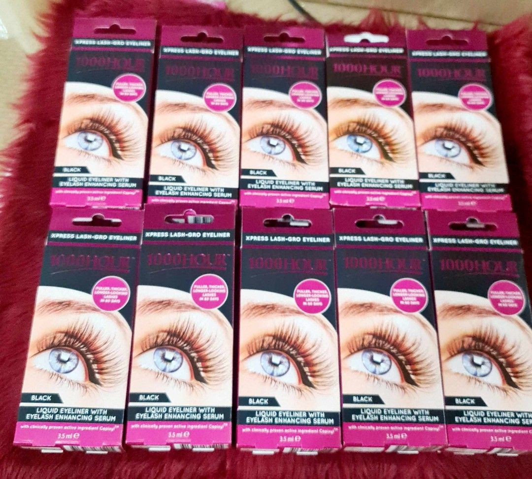 1 box wholesale 1000 hour liquid eyeliner (Category: Makeup) located in Quezon City. Submitted by floreskari78555 (Listing ID 1352242389, Image 3). Description: 1box 1000Hour Liquid Eyeliner Black (Imported)❤️❤️❤️ 3,000‼️‼️1 box 72pcs From Australia 🇦🇺 Liquid Eyeliner with Eyelash Enhancing Serum Expiry 6M after Opening Sealed & Brand New Authentic 💯 Negotiable ❤️ Please box on instructions on how to use❤️ Retail price 150php-90php each Wholes