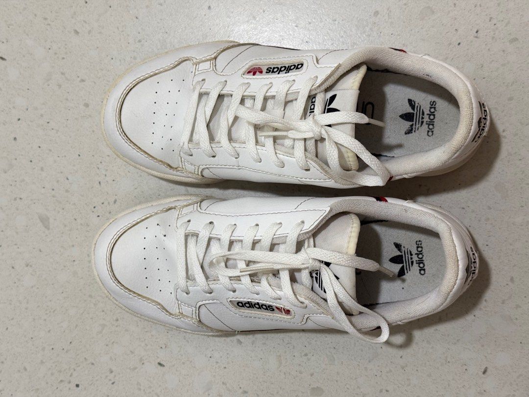 Adidas Continental 80 Size 7 US womens (Category: Sneakers) located in Cavite. Submitted by ercm06 (Listing ID 1352187416, Image 2). Description: UK size 5 is equivalent to US size 7 womens 7/10 condition No box.