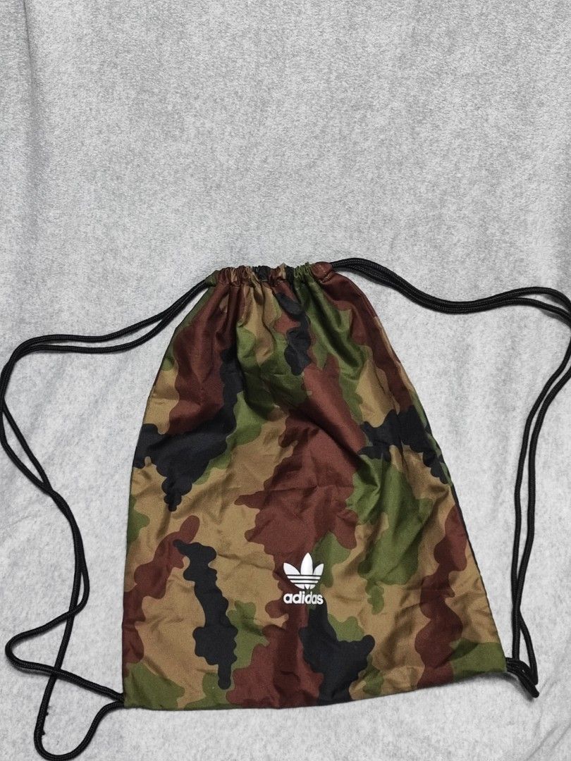 Adidas drawstring pack (Category: Backpacks) located in Baguio. Submitted by ozara.06 (Listing ID 1352204297, Image 1). Description: Adidas drawstring backpack Excellent condition 450.