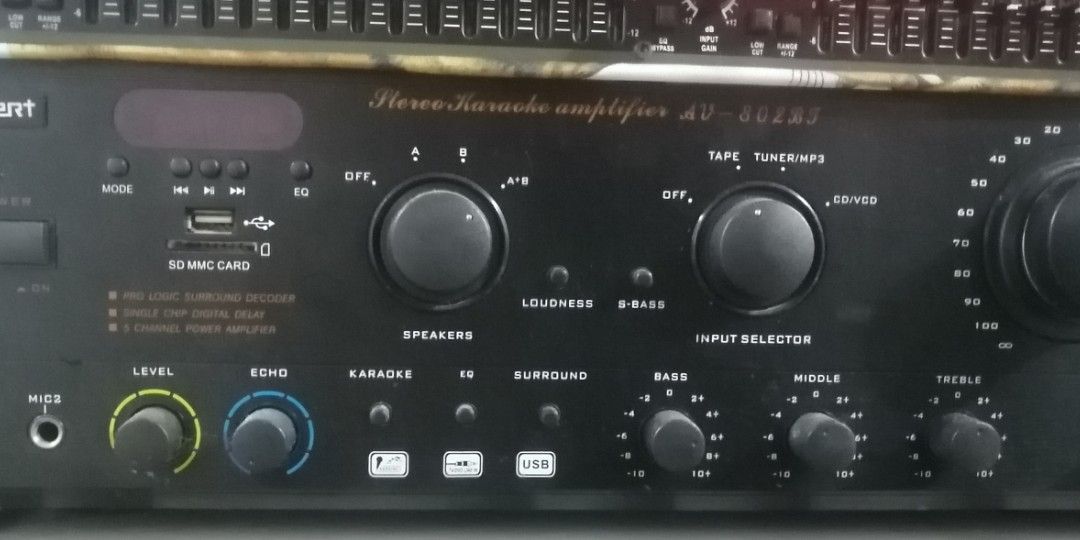 amplifier av-802bt (Category: Soundbars, Speakers & Amplifiers) located in Quezon City. Submitted by mamaoftwins (Listing ID 1352287609, Image 2). Description: AV-802 500watts x2 P2000.00 Negotiable.