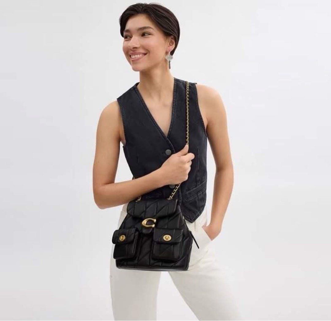 Coach Tabby Convertible Chain Backpack/Crossbody Bag (Category: Luxury Bags & Wallets) located in Bulacan. Submitted by prelovedbynininandkids (Listing ID 1352181706, Image 3). Description: No inclusions.