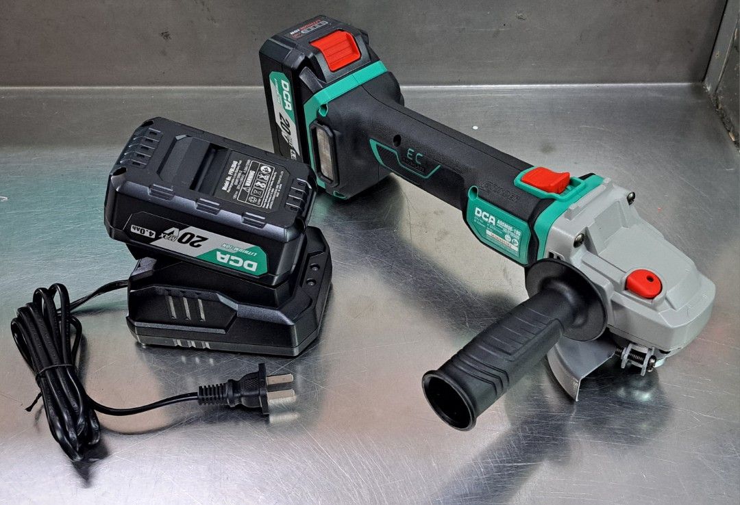 DCA ADSM06-100 20V Cordless Angle Grinder (Category: Construction Tools & Equipment) located in Manila. Submitted by tonpornel (Listing ID 1352169689, Image 3). Description: DCA ADSM06-100 20V Cordless Angle Grinder Ton-Pornel Mercantile • We supply Powertools, Hardware tools, Plumbing, Paints, Electrical and Construction materials • We offer Paint Mixing and Powertools Repair Visit us: 38 Marcos Highway Mayamot, Antipolo City https://maps.google