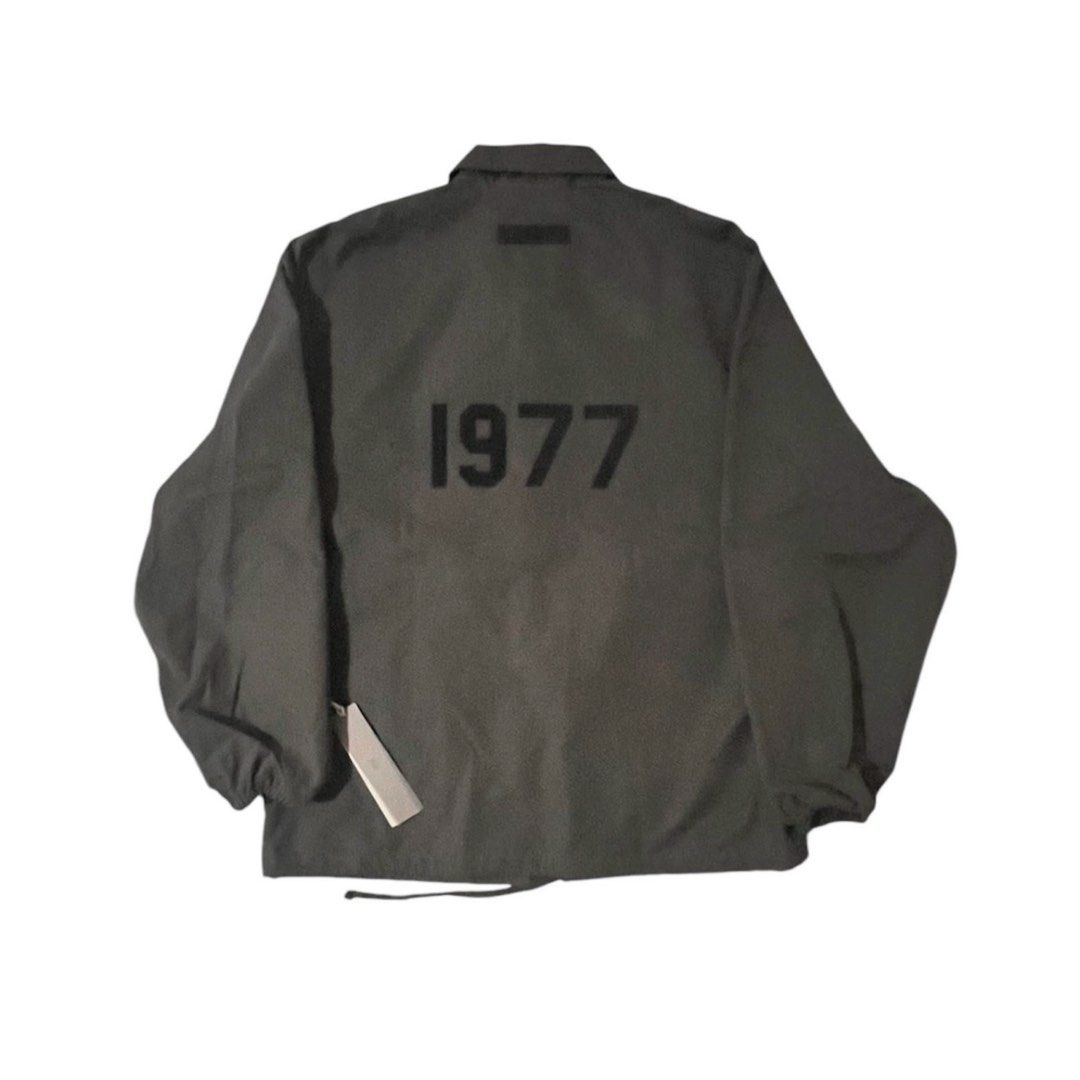 Essentials Coach Jacket (Authentic) (Category: Coats, Jackets and Outerwear) located in Quezon City. Submitted by porma_thrift.nova (Listing ID 1352184731, Image 1). Description: Essentials 1997 Coach Jacket (Black) Authentic Size on tag: XS Dimensions: 22.5 width x 26 length Issue: seen on last picture (can be repaired) .