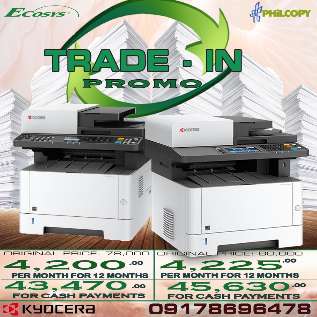 Kyocera Trade in Promo Photocopier Printer Scanner Ecosys m2640idw ...