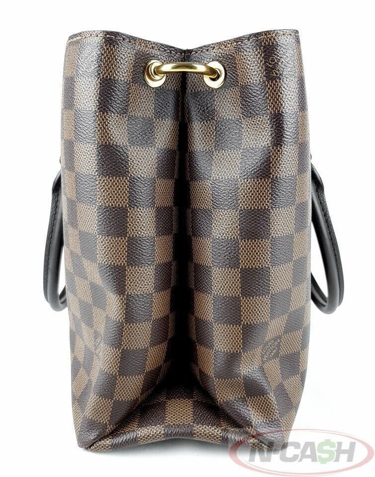 Louis Vuitton Riverside Damier Ebene Canvas (Category: Luxury Bags & Wallets) located in Quezon City. Submitted by luxury_by_n-cash (Listing ID 1352284980, Image 3). Description: N-Cash Pawnshop "Instant Cash for Bags, Watches, Cars, and Electronics" https://www.ncash-pawnshop-philippines.com/ Louis Vuitton Riverside Damier Ebene Canvas PRE-OWNED Brand: LOUIS VUITTON Measures: 14.25″ L (at base) x 9.5″ H x 5″ D (approx) 5″ Double Handle Drop 16.7