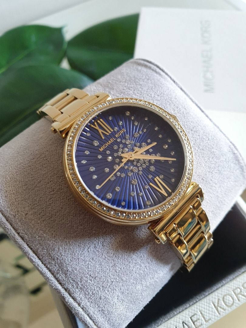Michael Kors Ladies Watch - MK3971 Sofie Quartz Fixed Crystal Bezel ...